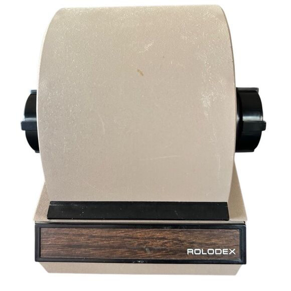Rolodex Model 2254D Metal Address Card File No Cards No Key - Picture 1 of 9